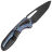 Нож Kansept Thoth blackwash сталь CPM-20CV рукоять Blackwash Ti/Lightning Strike Ti