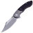 Нож Bestech BowieTie сталь M390 рукоять Marble Carbon Fiber/Titanium (BT1906A)