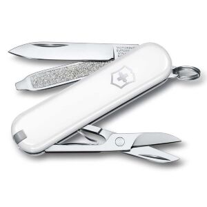Нож-брелок Victorinox Classic SD Falling Snow 58мм (0.6223.7G)  (0.6223.7G)