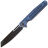 Нож WE Knife Reiver Blackwash сталь S35VN рукоять Blue Titanium (WE16020-4)