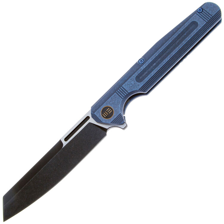 Нож WE Knife Reiver Blackwash сталь S35VN рукоять Blue Titanium (WE16020-4)