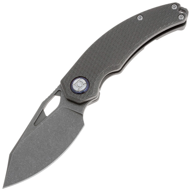 Нож Kunwu Compadre stonewash сталь Vanax рукоять Diamond Texture Ti