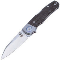 Нож Bestech Tonic сталь M390 рукоять Marble CF/Titanium (BT2204D)
