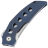 Нож Reate Velocity satin сталь Elmax рукоять Blue Titanium