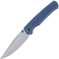 Нож We Knife Evoke Beadblast сталь CPM-20CV рукоять Blue Titanium (WE21046-3)