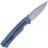 Нож WE Knife Evoke Beadblast сталь CPM-20CV рукоять Blue Titanium (WE21046-3)