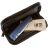 Нож WE Knife Evoke Beadblast сталь CPM-20CV рукоять Blue Titanium (WE21046-3)