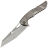 Нож TuoTown Horridus-2 Tanto сталь M390 рукоять Grey Titanium