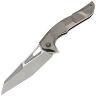 Нож TuoTown Horridus-2 Tanto сталь M390 рукоять Grey Titanium