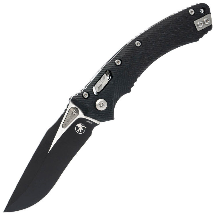 Нож Microtech Amphibian Ram-Lok black сталь M390MK рукоять Back Fluted G10 (137RL-1FLGTBK)