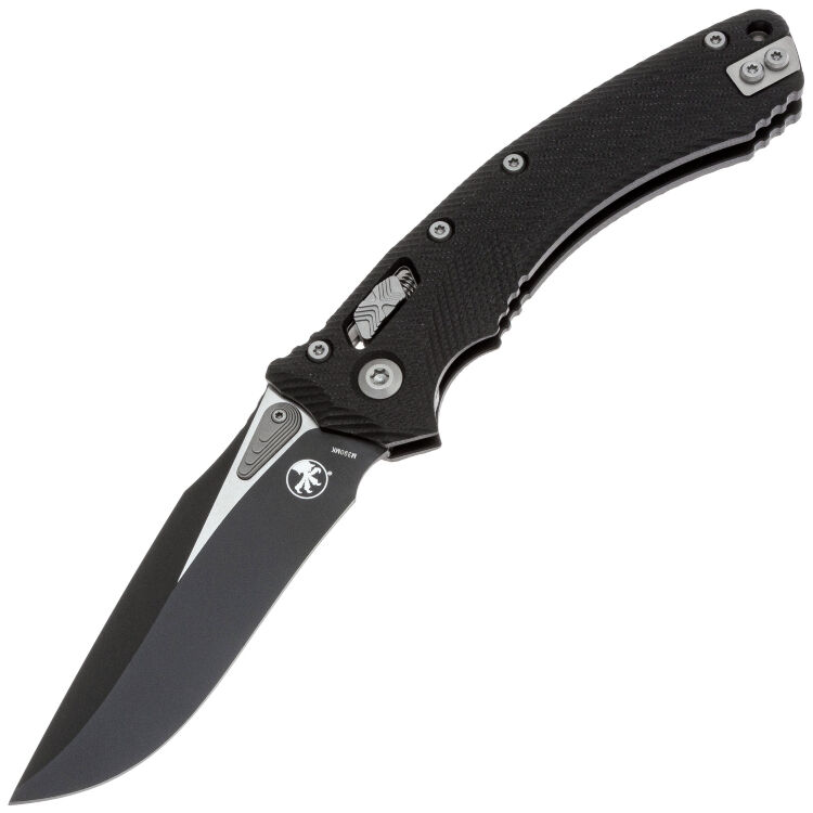 Нож Microtech Amphibian Ram-Lok black сталь M390MK рукоять Back Fluted G10 (137RL-1FLGTBK)