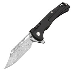 Нож Artisan Cutlery Blowback сталь Damascus рукоять Black Titanium