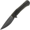 Нож Tenable Kratos blackwash сталь Nitro-V рукоять Black/Green G10