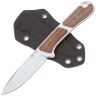 Нож CIVIVI Mini Elementum Fixed satin сталь Nitro-V рукоять Brown Linen Micarta (C23010-2)