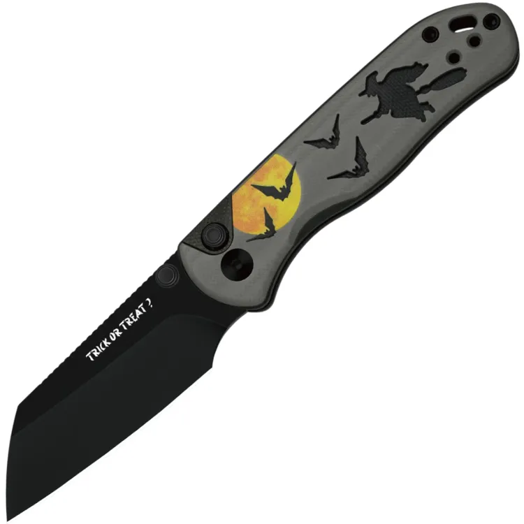 Нож Kizer Drop Bear 2 Sheepsfoot PVD Halloween Edition сталь Nitro-V рукоять G10
