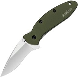 Нож Kershaw Scallion сталь 420HC рукоять Olive Aluminium (1620OL)