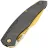 Нож TuoTown Krotos Gold PVD сталь T14N рукоять Black Crystal Ti Нож TuoTown Krotos Gold PVD сталь T14N рукоять Black Crystal Ti
