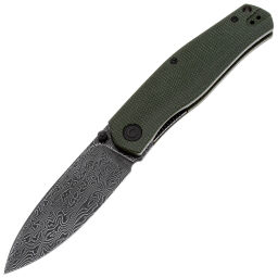 Нож CIVIVI Sokoke сталь Damascus рукоять Green Canvas Micarta (C22007-DS2)