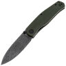 Нож CIVIVI Sokoke сталь Damascus рукоять Green Canvas Micarta (C22007-DS2)