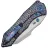 Нож WE Knife High-Fin XL satin сталь CPM-20CV рукоять Diamond Flamed Ti