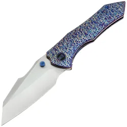 Нож WE Knife High-Fin XL satin сталь CPM-20CV рукоять Diamond Flamed Ti