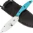 Нож Золотое Сечение Канадский Мини Коты конвекс сталь AUS-10Co рукоять Teal G10