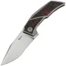 Нож Reate T3500 satin сталь M390 рукоять Grey Ti/Dark Matter Red FatCarbon