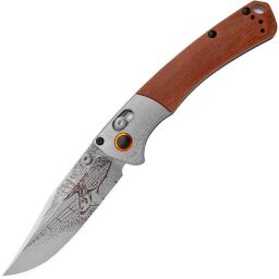 Нож Benchmade Mini Crooked River Deer LE Artist Series cталь S30V рукоять Wood (15085-2202)