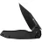 Нож Sencut Selkyris black сталь D2 рукоять Black Aluminum (S25068-1)