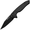 Нож Sencut Selkyris black сталь D2 рукоять Black Aluminum (S25068-1)