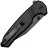 Нож Sencut Selkyris black сталь D2 рукоять Black Aluminum (S25068-1)