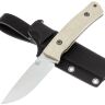 Нож Owl Knife Barn-XS сталь Vanax рукоять микарта Джинс бежевая