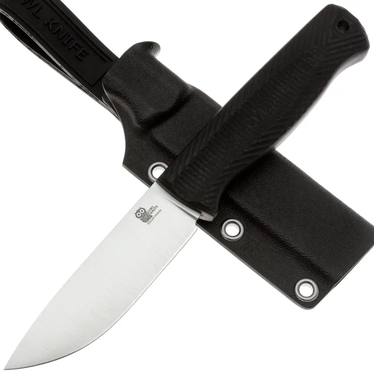 Нож Owl Knife Hoot-S сталь N690 рукоять черный G10