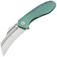 Нож Kansept KTC3 stonewash сталь S35VN рукоять Green Titanium