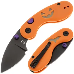Нож Kizer Microbe PVD Halloween Edition 2026 сталь 14C28N рукоять GID G10/G10