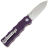 Нож SHOOZIZ HAN311 satin сталь DC53 рукоять Purple G10