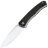 Нож NL Knives Аурум Ultimate Custom Drop point сталь М390 рукоять Chaotic Black CF