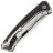 Нож NL Knives Аурум Ultimate Custom Drop point сталь М390 рукоять Chaotic Black CF