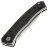 Нож NL Knives Аурум Ultimate Custom Drop point сталь М390 рукоять Chaotic Black CF