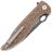 Нож QSP Locust Black/Satin сталь 154CM рукоять Brown Micarta (QS117-A)