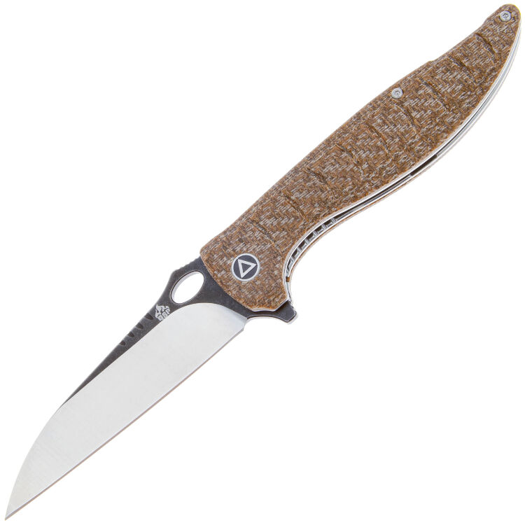 Нож QSP Locust Black/Satin сталь 154CM рукоять Brown Micarta (QS117-A)