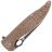 Нож QSP Locust Black/Satin сталь 154CM рукоять Brown Micarta (QS117-A)