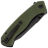 Нож CIVIVI Placoid blackwash сталь 14C28N рукоять OD Green Coarse G10 (C23079-3)