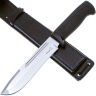 Нож Кизляр Самур полированный сталь AUS-8 рукоять эластрон Черный (011362)