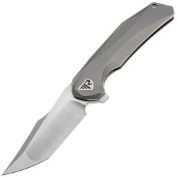 Нож Reate ZORO satin сталь M390 рукоять Bead blast Titanium