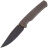 Нож WE Knife Evoke Blackwash сталь CPM-20CV рукоять Bronze Titanium (WE21046-2)
