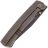 Нож WE Knife Evoke Blackwash сталь CPM-20CV рукоять Bronze Titanium (WE21046-2)