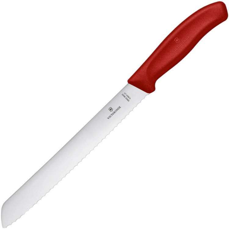 Нож кухонный Victorinox Хлебный красный (6.8631.21B)