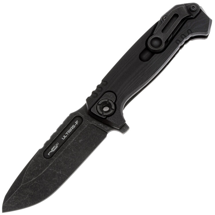 Нож N.C. Custom Ultras-F blackwash сталь X105 рукоять Black G10/сталь