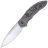 Нож WE Knife Makani rubbed satin сталь CPM-20CV рукоять Black Ti/Aluminium foil CF (WE21048B-2)